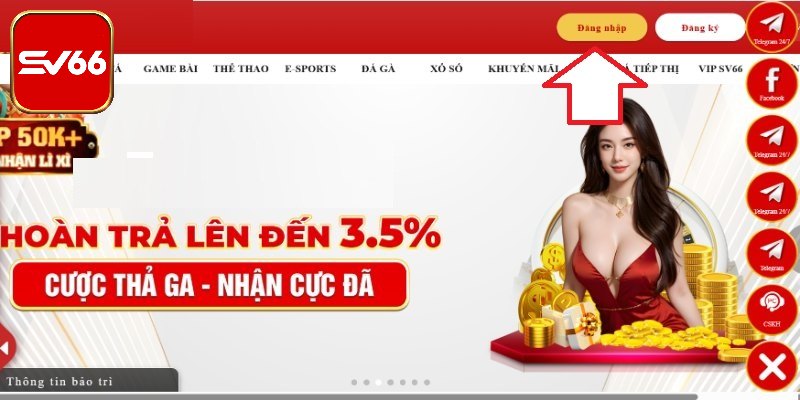 Hướng dẫn đăng nhập SV66 nhanh gọn trên máy tính